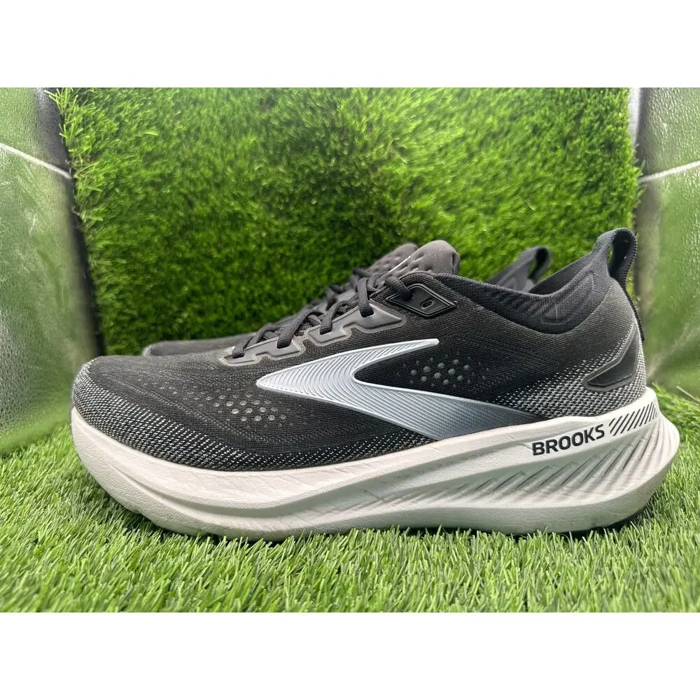Brooks Glycerin GTS 23 1105031D090 Athletic Sneaker Mens 11.5D Black Knit Sports